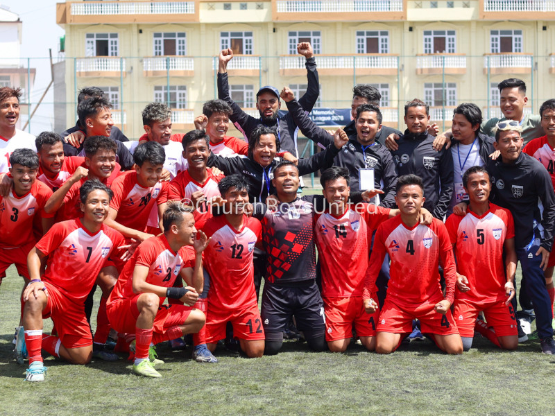 चर्च ब्वाइज क्लब 'ए' डिभिजन लिगमा बढुवा 